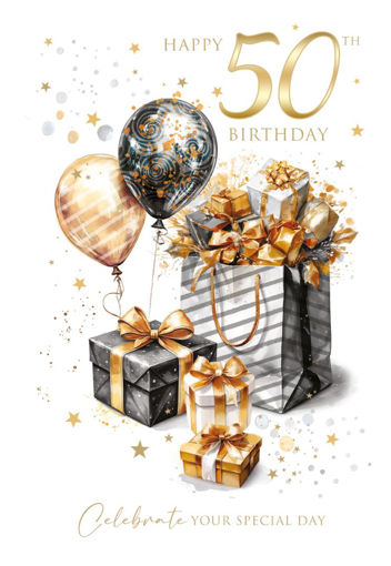 Picture of 50 TODAY BIRTHDAY CARD